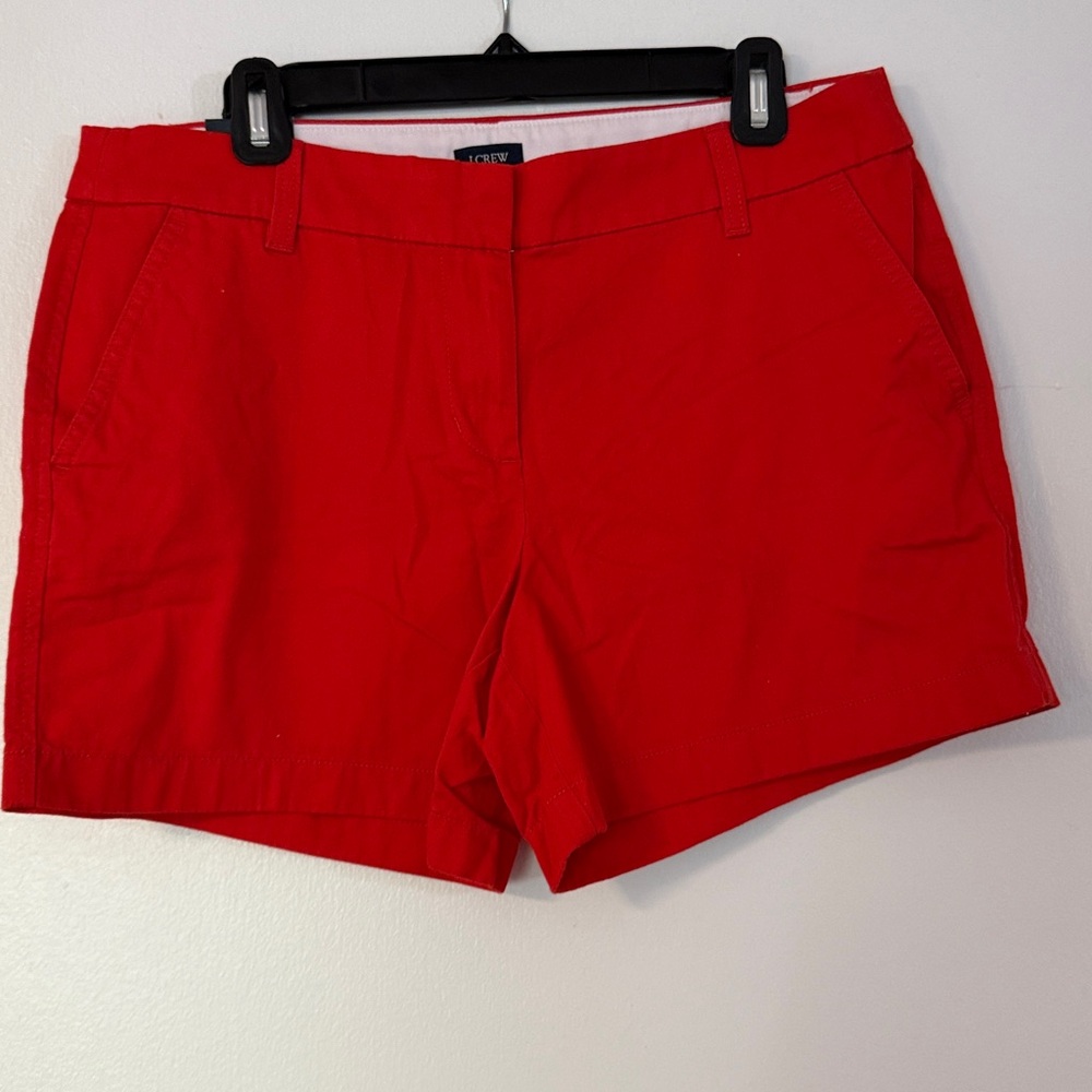 J. Crew Vibrant Red Women's Shorts